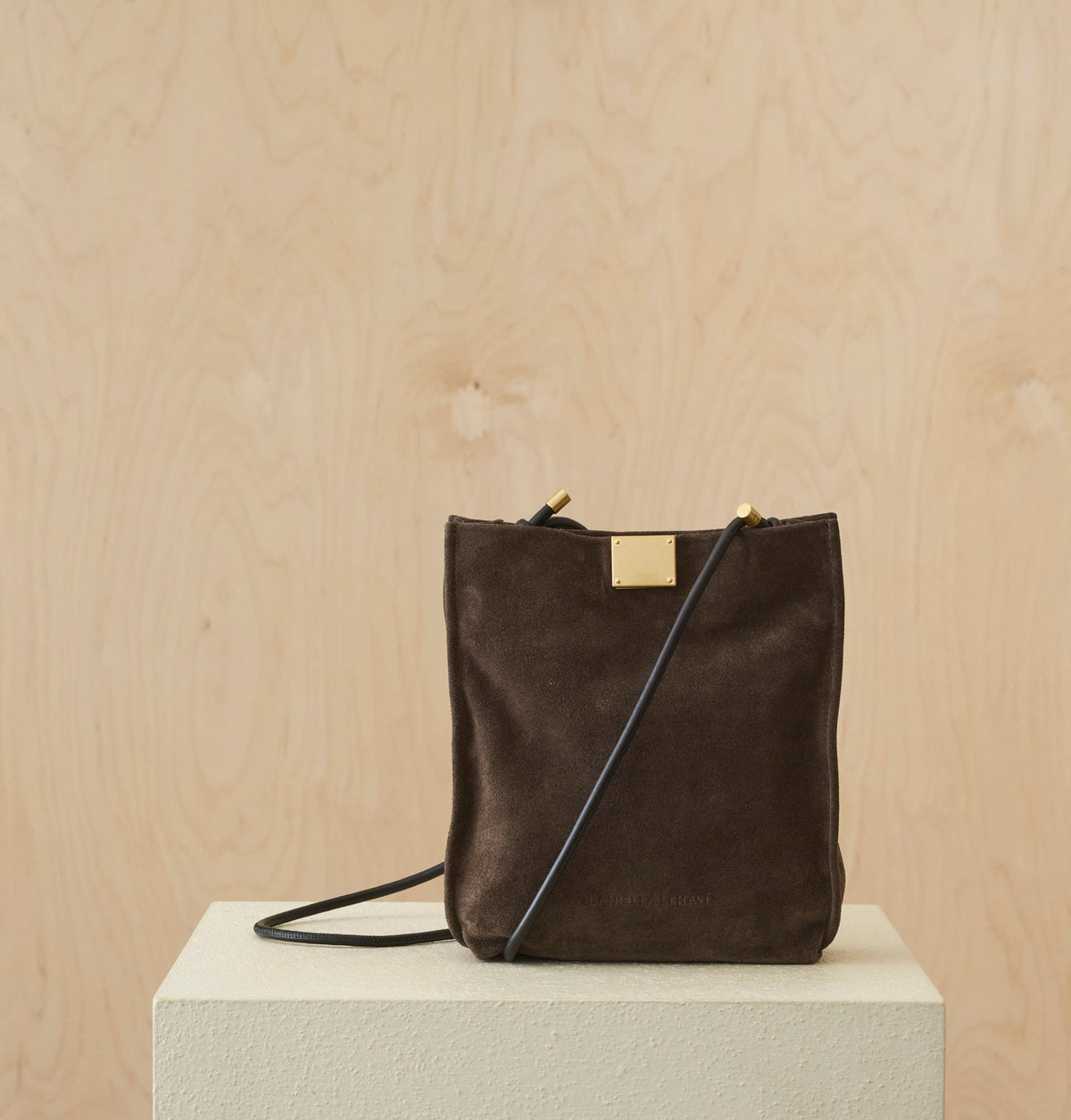 תיק צד Capri בצבע שוקולד